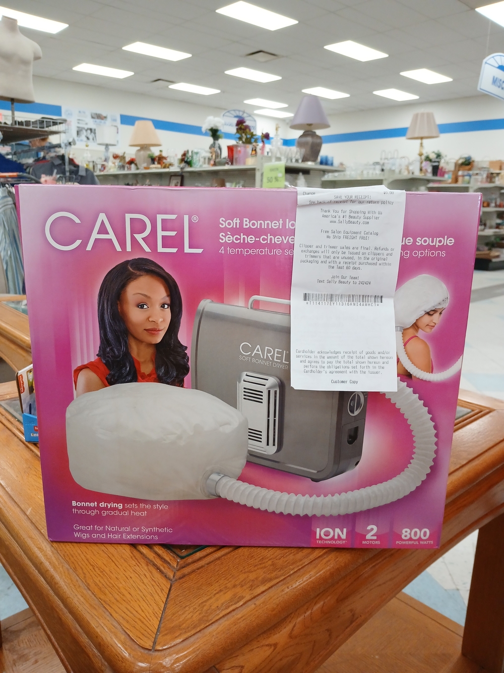 CAREL Soft Bonnet Hair Ionic Dryer